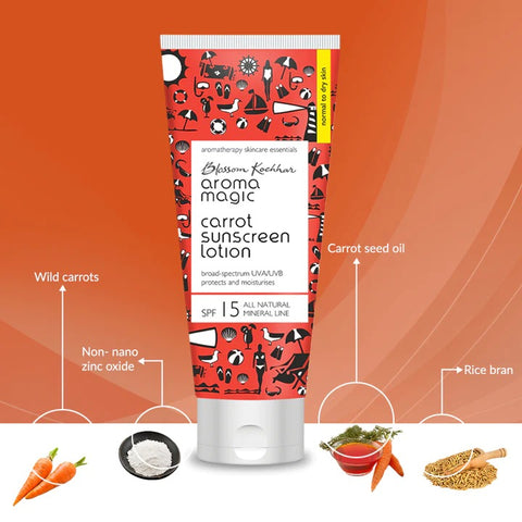 Aroma Magic Carrot Sunscreen Lotion SPF 15