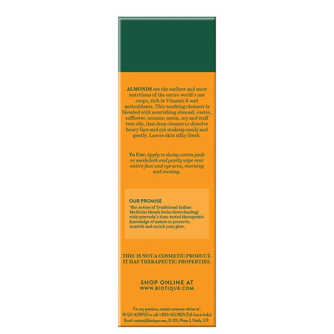 Biotique Almond Oil Deep Cleanse Purifying Cleansing Oil