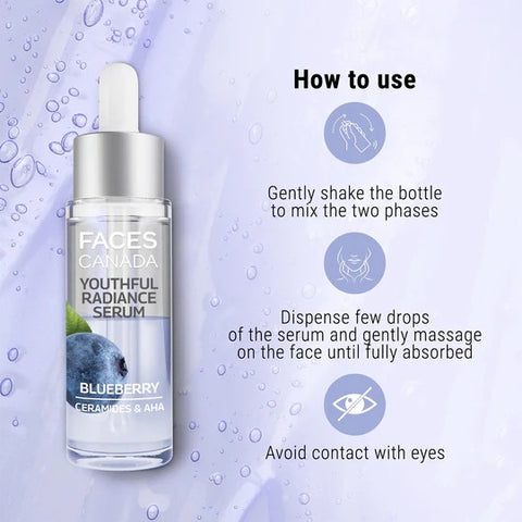 Faces Canada Youthful Radiance Serum Blueberry