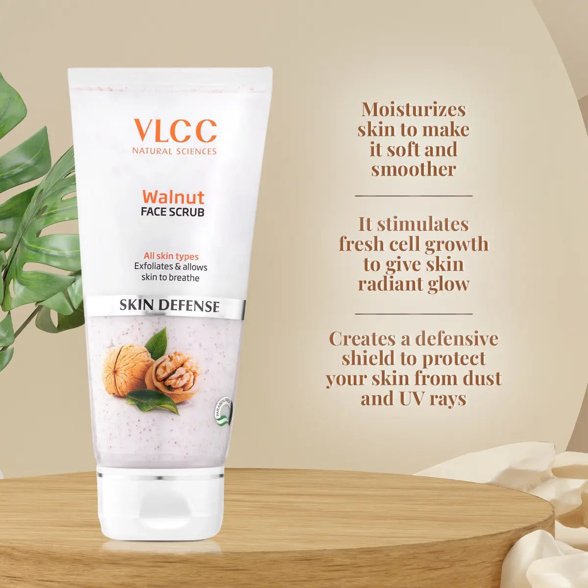 VLCC Walnut Face Scrub