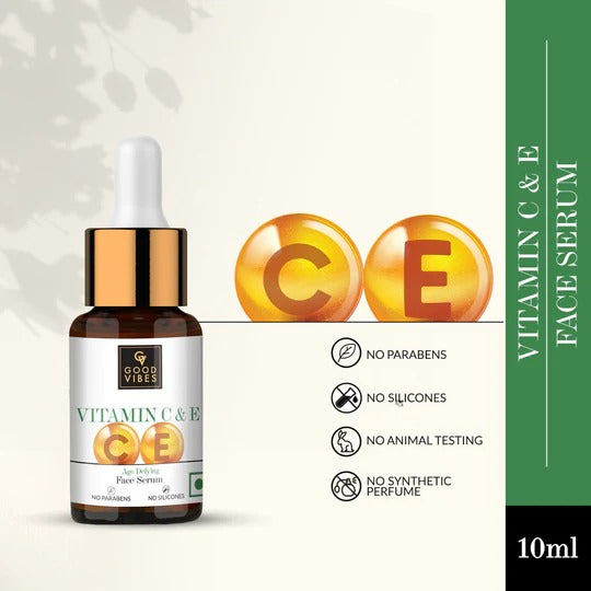 Good Vibes Vitamin C & E Age Defying Face Serum