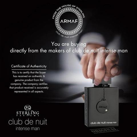 Armaf Club De Nuit Intense Pure Parfum For Man