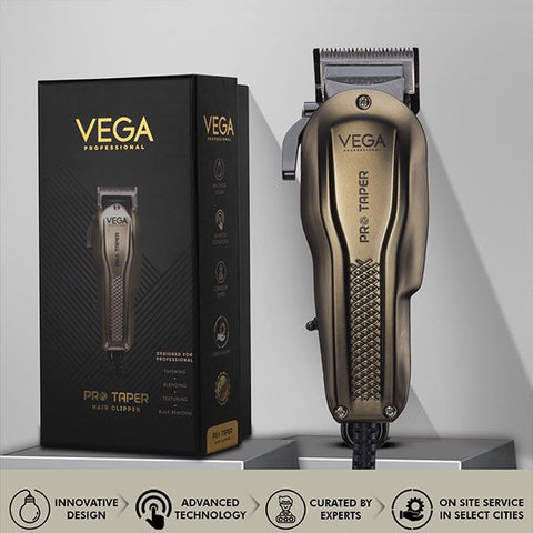 Vega Professional Pro Taper Corded Taper Blade Hair Clipper - VPPHC-01