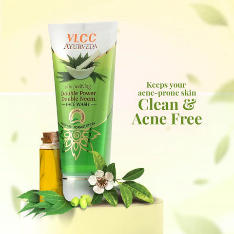 VLCC Ayurveda Skin Purifying Double Power Double Neem Face Wash