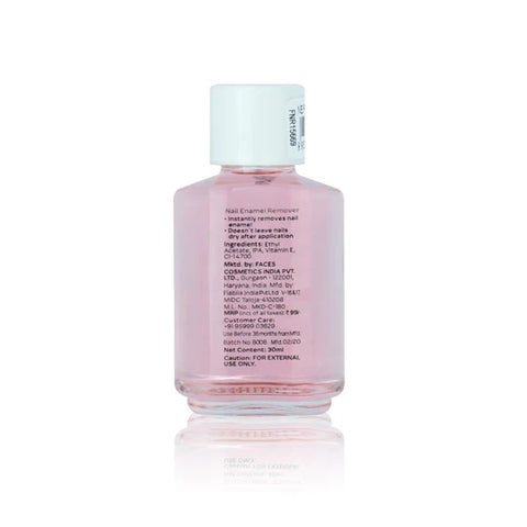 Faces Canada Nail Enamel Remover Transparent 01