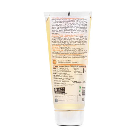 VLCC Ayurveda Deep Pore Cleansing Haldi & Tulsi Face Wash