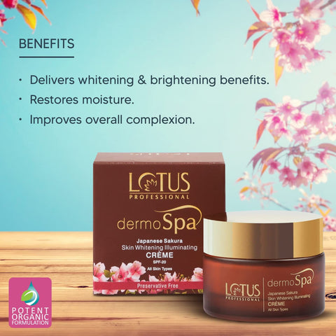 Lotus Professional DERMOSPA Jap. Sak Skin Whit. Illumtng Cr