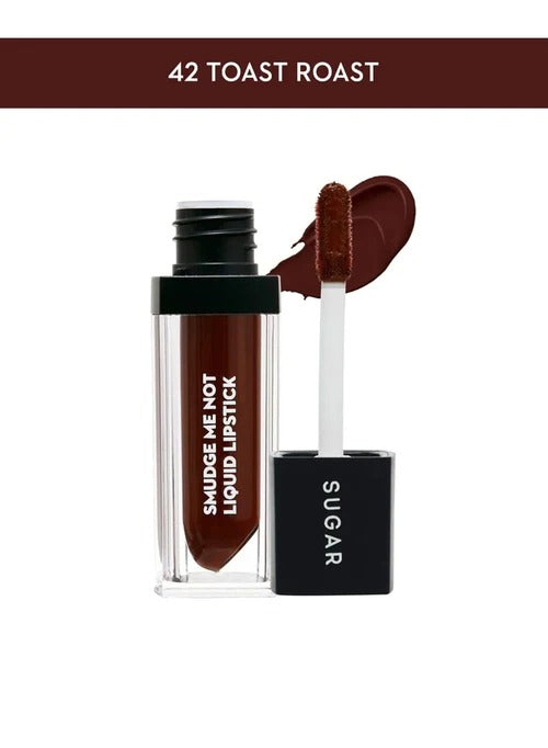 Sugar Smudge Me Not Liquid Lipstick - 42 Toast Roast (Deep Reddish Brown)