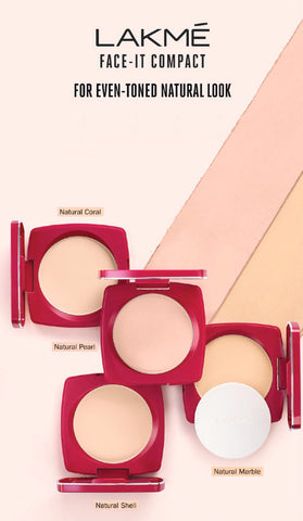 Lakme Face It Compact Natural - Cinnamon (9 g)