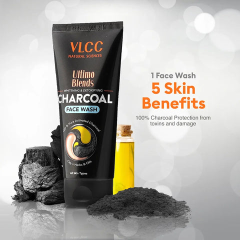 VLCC Ultimo Blends Charcoal Face Wash for Whitening & Detoxifying