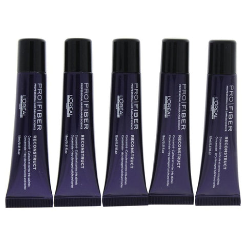 LOreal Professional Pro Fiber Reconstruct Concentrate - 10 x 0.51 oz Treatment