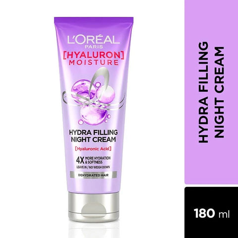 L'Oreal Paris Hyaluron Moisture Hydra Filling Night Hair Cream