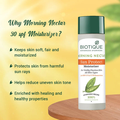 Biotique Morning Nectar Sun Protect Moisturizer (30+ Spf)