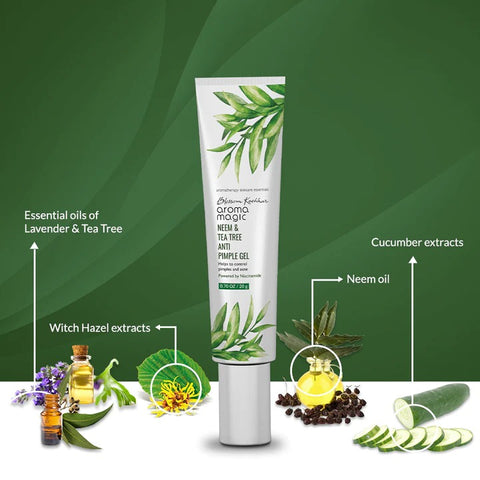 Aroma Magic Neem & Tea Tree Anti Pimple Gel - Niacinamide