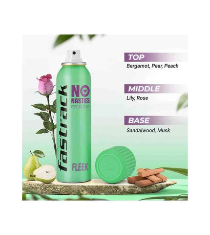 Fastrack No Nasties Perfume Spray - Fleek & Snacc (Pack Of 2)