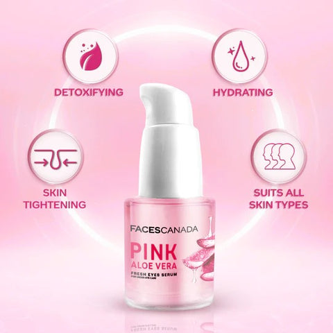 Faces Canada Pink Aloe Vera Fresh Eyes Serum