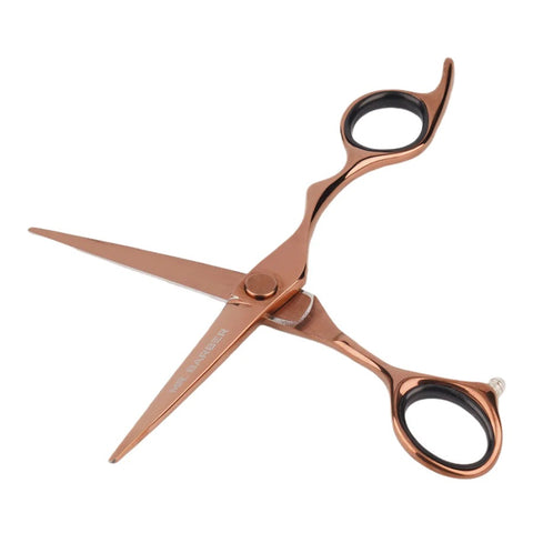 Mr. Barber Classic Copper Titanium Edge Scissors 5.5 Inches