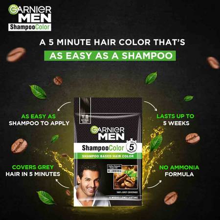 Garnier Men Shampoo Hair Color