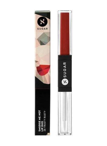 Sugar Smudge Me Not Lip Duos - 28 Trusty Rusty (Rust Red)