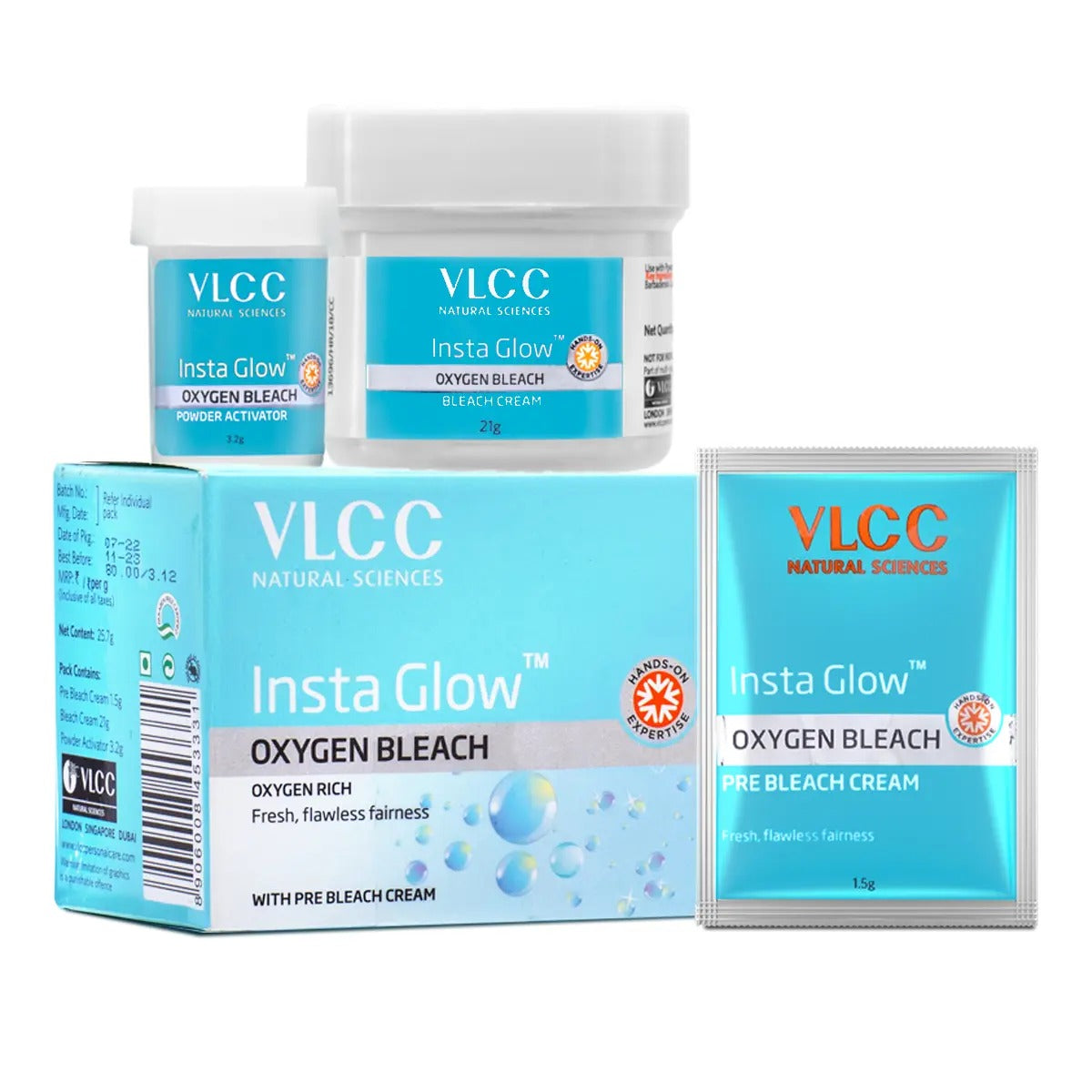 VLCC Insta Glow Oxygen Bleach