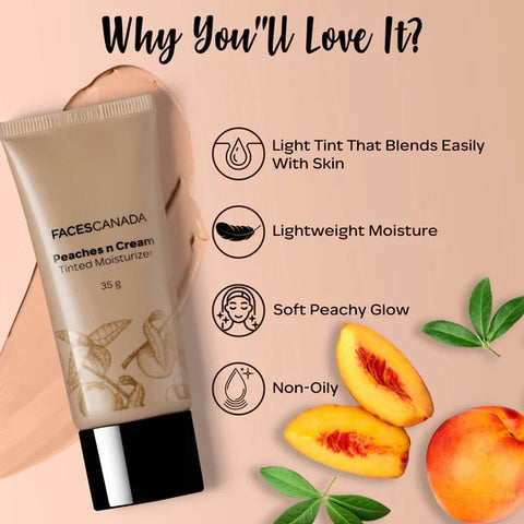 Faces Canada Peaches & Cream Tinted Moisturizer - Light