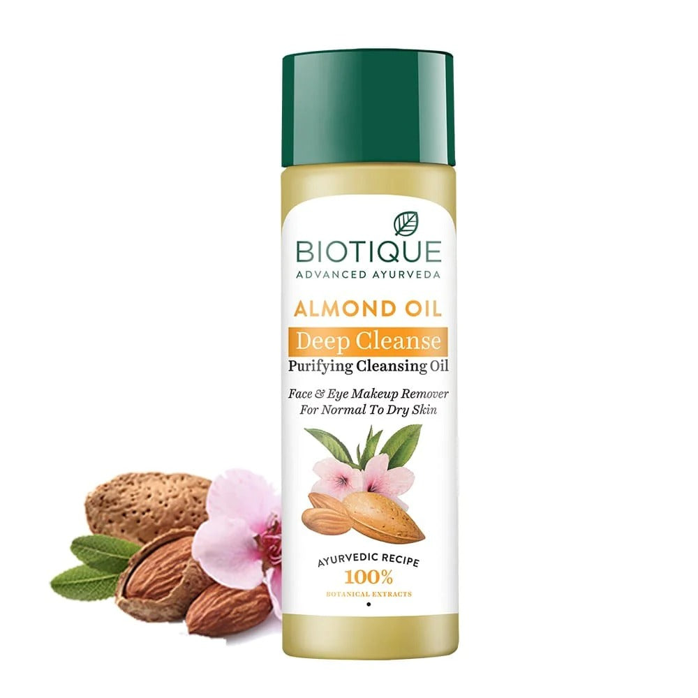 Biotique Almond Oil Deep Cleanse Purifying Cleansing Oil