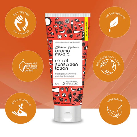 Aroma Magic Carrot Sunscreen Lotion SPF 15