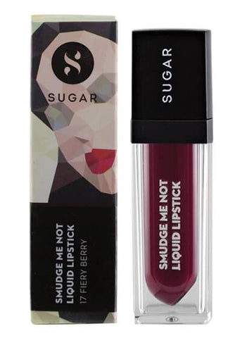 Sugar Smudge Me Not Liquid Lipstick - 17 Fiery Berry (Marsala)