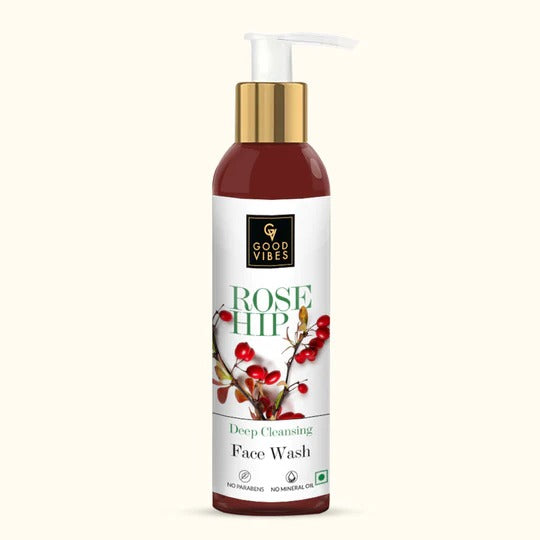 Good Vibes Rosehip Deep Cleansing Face Wash With Avocado Oil