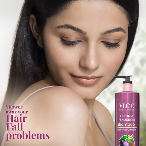 VLCC Onion & Fenu Greek Shampoo For Hair Fall Control