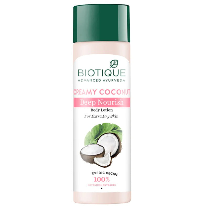 Biotique Creamy Coconut Deep Nourish Body Lotion