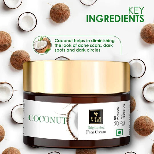 Good Vibes Brightening Face Cream - Coconut