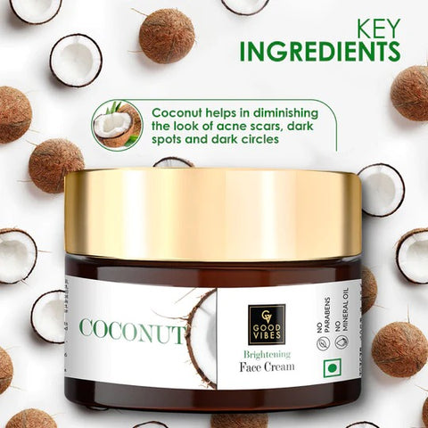 Good Vibes Brightening Face Cream - Coconut