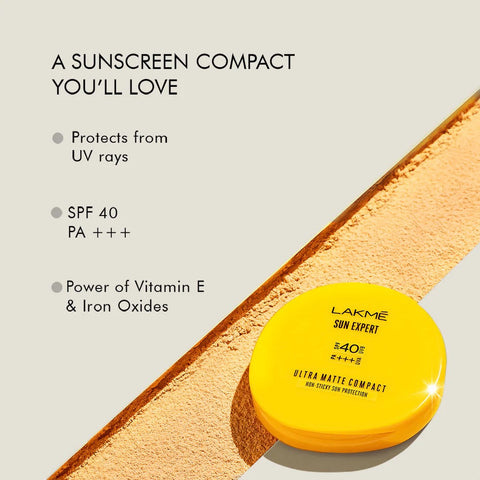 Lakmé Sun Expert Ultra Matte SPF 40 PA+++ Compact