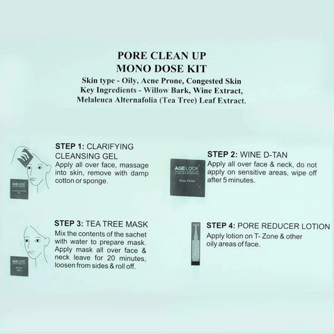 O3+ AGe Lock Pore Clean Up Mono dose Kit