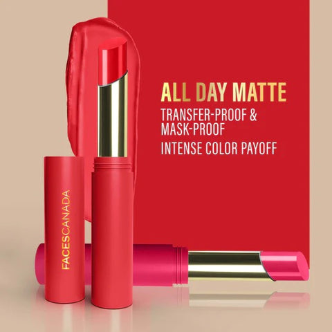 Faces Canada 3 in 1 Long Stay Matte Lipstick