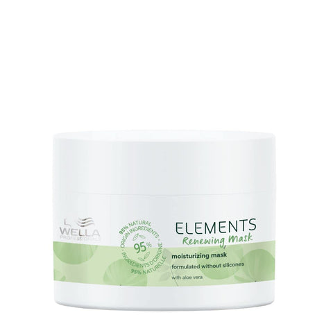 Wella Professionals Elements Renewing Hair Mask  150 ml  Nourishing, Moisturizing Hair Treatment  S9% Natural Oulfate, Silicone & Paraben Free  9rigin Ingredients