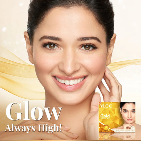 VLCC Gold Facial Kit For Luminous & Radiant Complexion