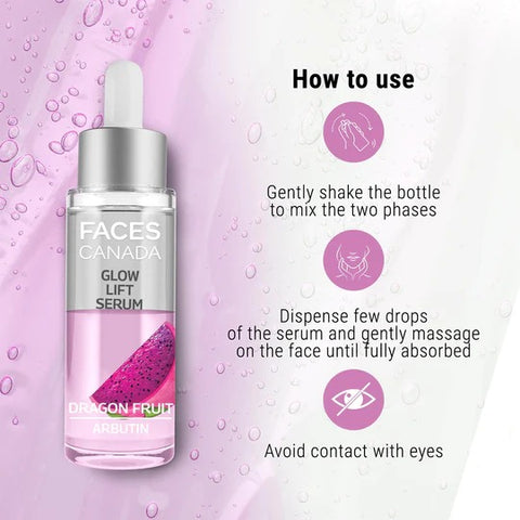 Faces Canada Glow Lift Serum Dragon Fruit