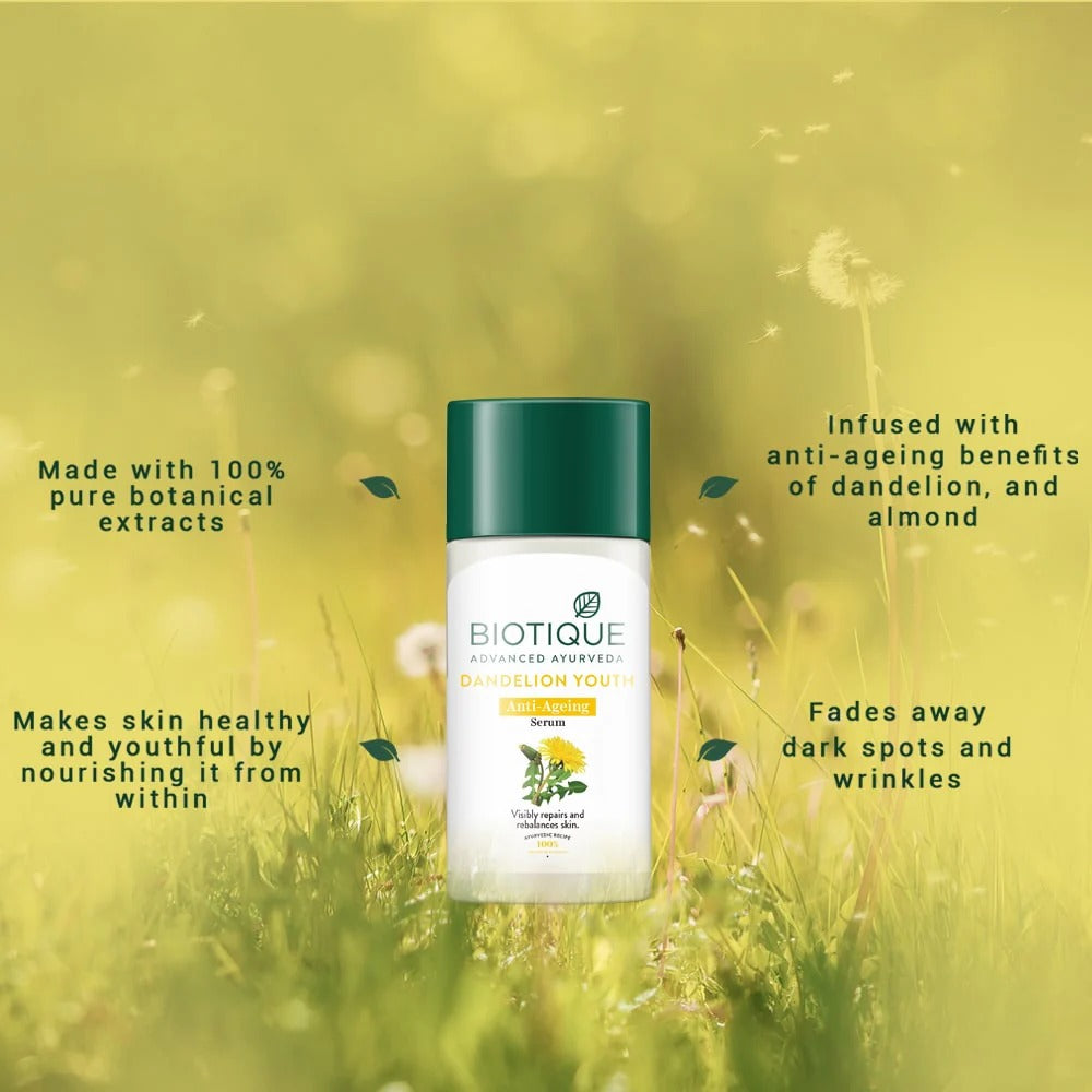 Biotique Dandelion Youth Anti-Ageing Serum