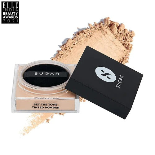 Sugar Set The Tone Tinted Powder - 15 Cappuccino (Light-Medium)