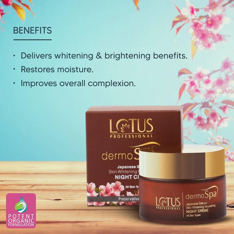 Lotus Professional DERMOSPA JS Skin Whitening Creme 50g