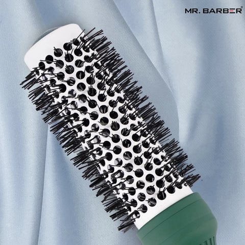 Mr. Barber Green Ceramic Ion Thermal Brush 33mm