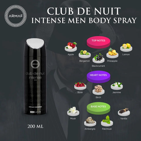 Armaf Club De Nuit Intense Perfume Body Spray For Men