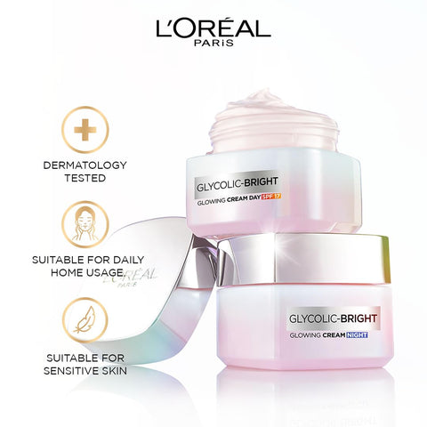 L'Oreal Paris Glycolic Bright Day Cream with SPF 17