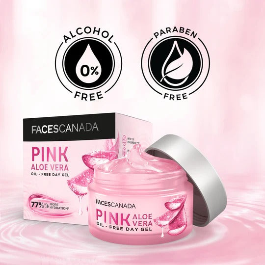 Faces Canada Pink Aloe Vera Oil-Free Day Gel