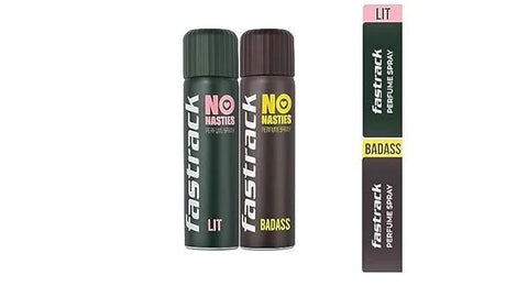 Fastrack No Nasties Perfume Spray - Lit & Badass (Pack Of 2)