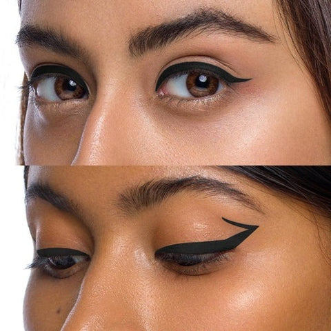 Sugar Eye Warned You So! Double Matte Eyeliner - 01 Black Swan (Black)