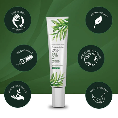 Aroma Magic Neem & Tea Tree Anti Pimple Gel - Niacinamide