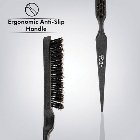 Vega Professional Teasing Hair Brush with 100% Boar Bristles-VPPHB-07